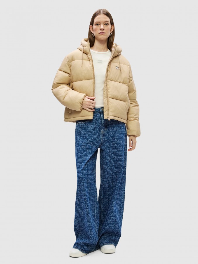 Jacket Woman Beige Tommy Jeans