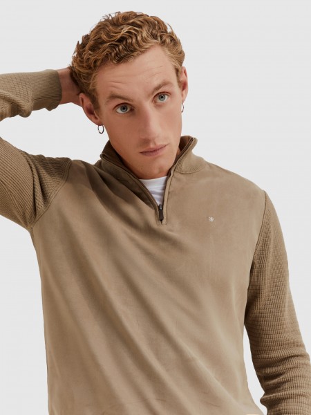 Sueter Hombre Beige Lion Of Porches