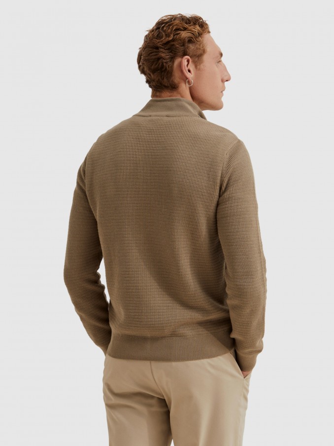 Pullover Man Beige Lion Of Porches