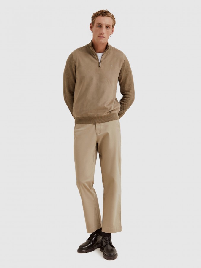 Sueter Hombre Beige Lion Of Porches