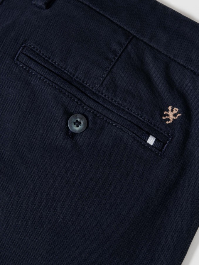 Pantalones Hombre Azul Marino Lion Of Porches