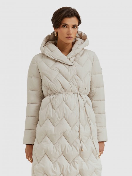 Chaqueta Mujer Crema Lion Of Porches