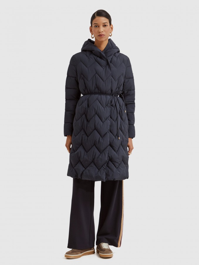 Jacket Woman Navy Blue Lion Of Porches