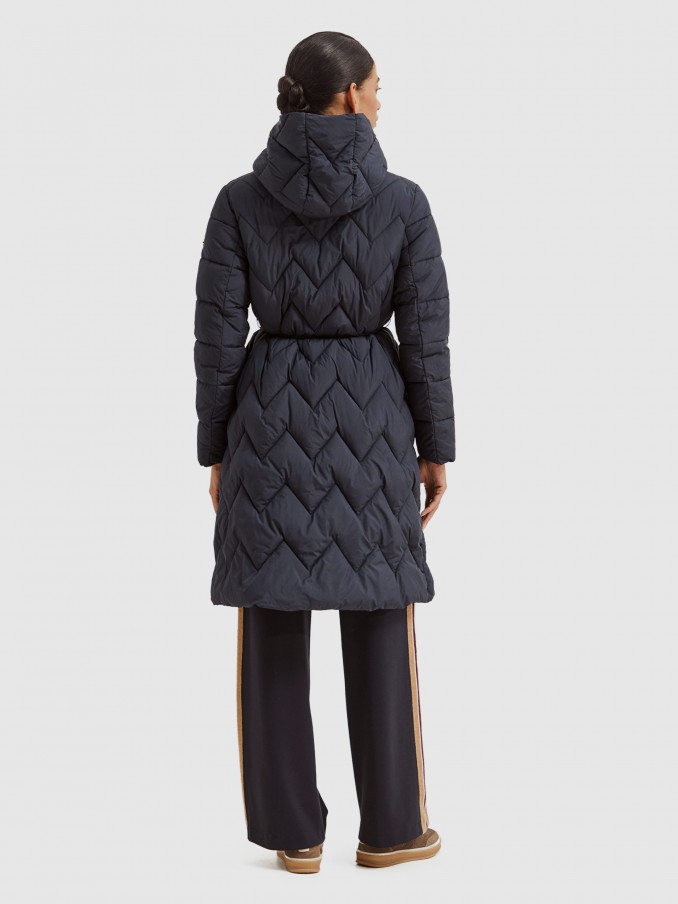 Jacket Woman Navy Blue Lion Of Porches