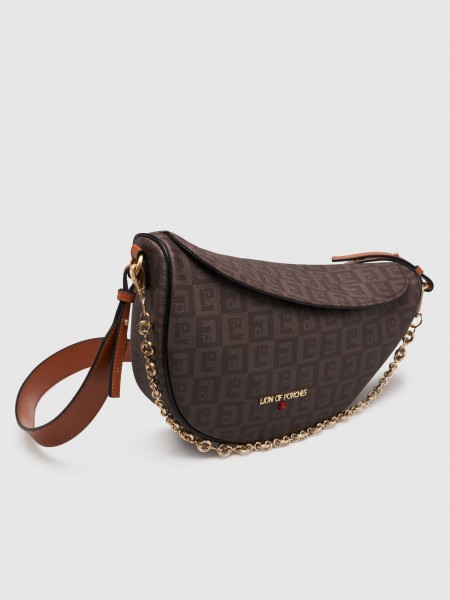 Shoulder Bags Woman Brown Lion Of Porches Shoulder Bags Woman Brown Lion Of Porches