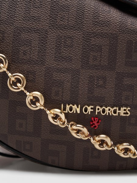 Shoulder Bags Woman Brown Lion Of Porches Shoulder Bags Woman Brown Lion Of Porches