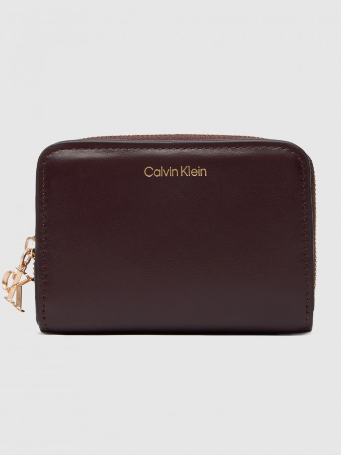 Coin Walle Woman Bordeaux Calvin Klein