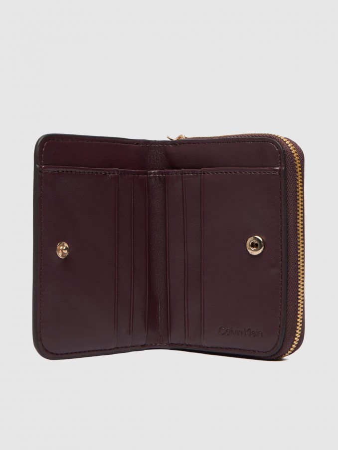 Coin Walle Woman Bordeaux Calvin Klein