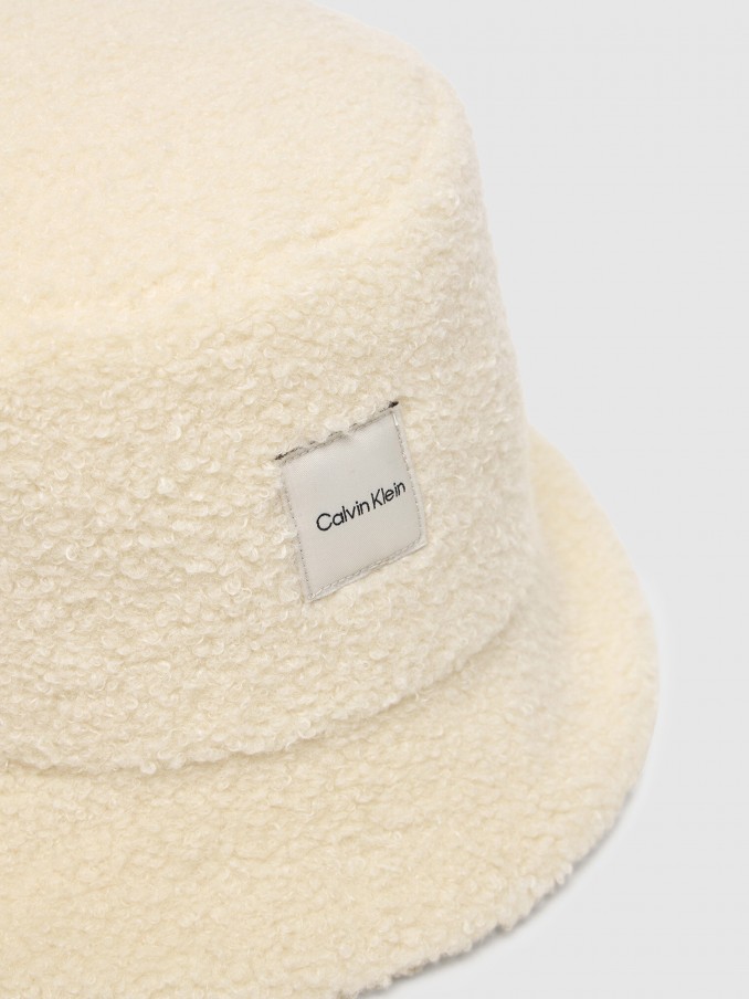 Hats Woman Cream Calvin Klein