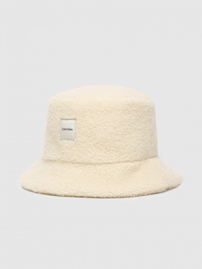 Hats Woman Cream Calvin Klein