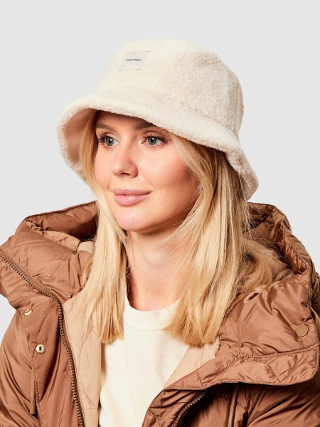 Hats Woman Cream Calvin Klein
