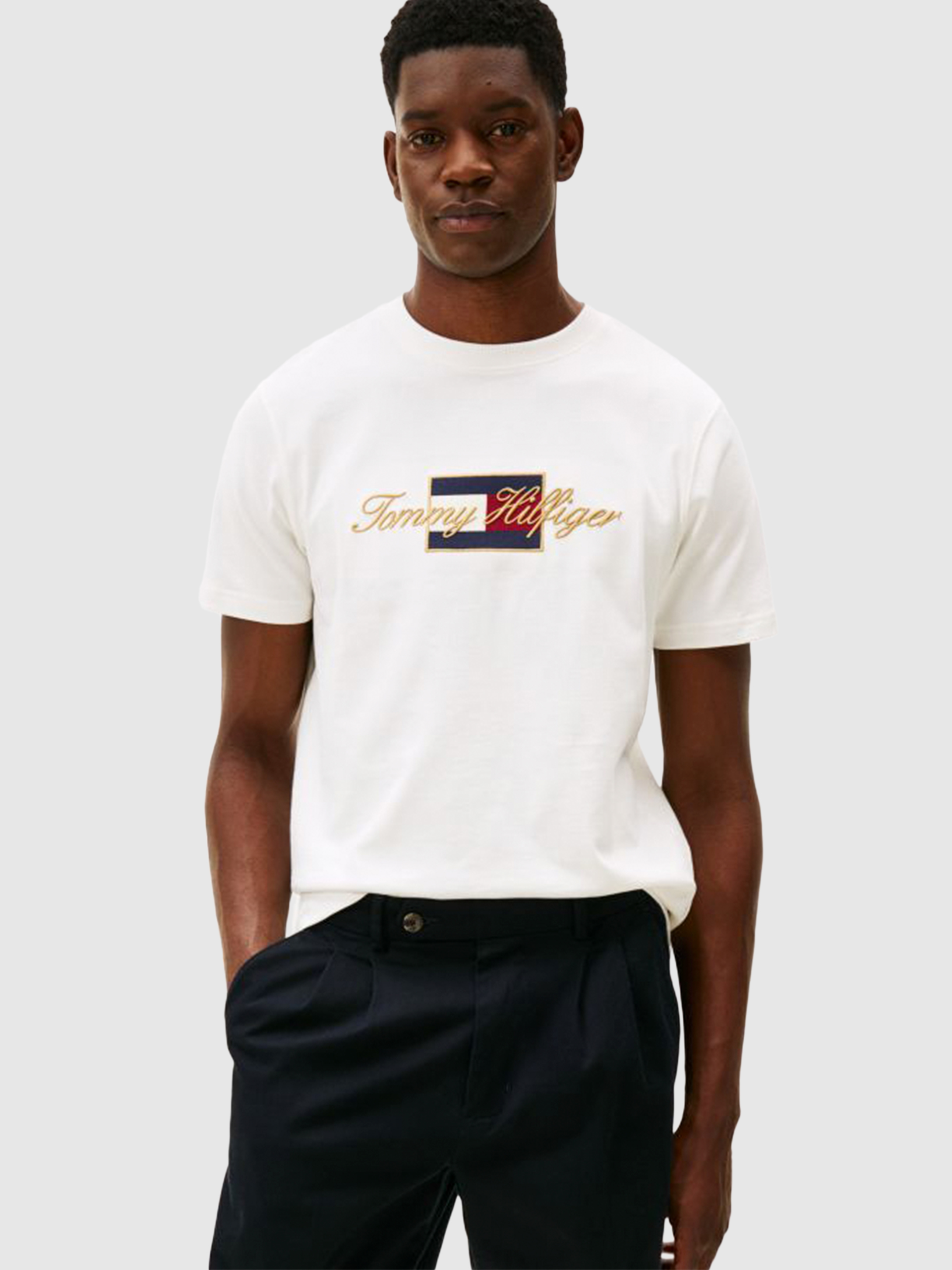 Camiseta Hombre Blanco Tommy Hilfiger