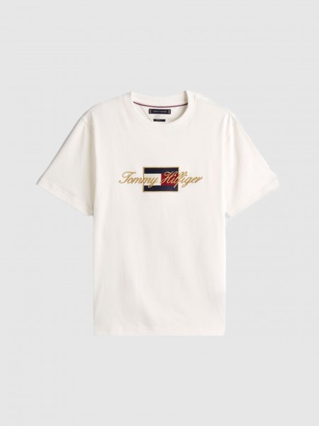 Camiseta Hombre Blanco Tommy Hilfiger