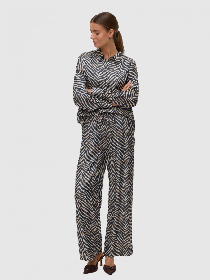 Pantalones Mujer Negro Vero Moda