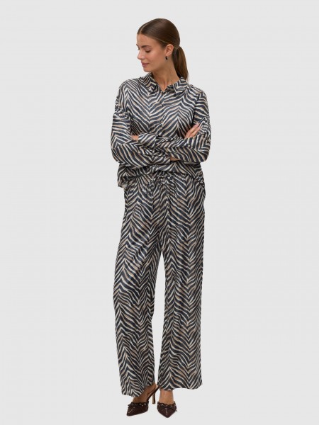 Pantalones Mujer Negro Vero Moda