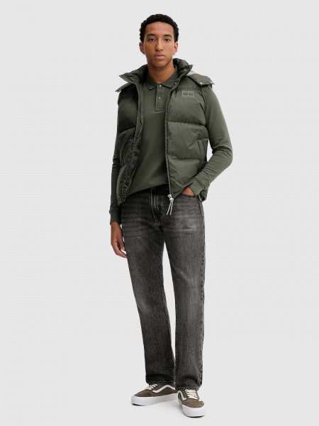 Polo Hombre Verde Tommy Jeans