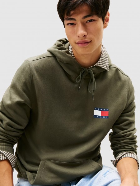 Sueter Hombre Verde Tommy Jeans