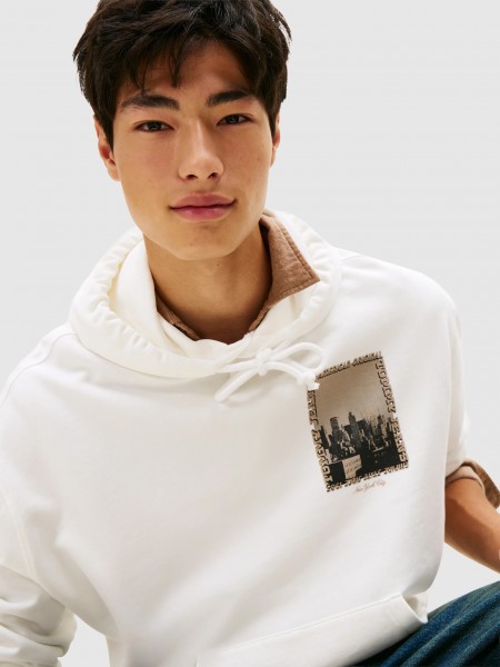 Jumper Man White Tommy Jeans