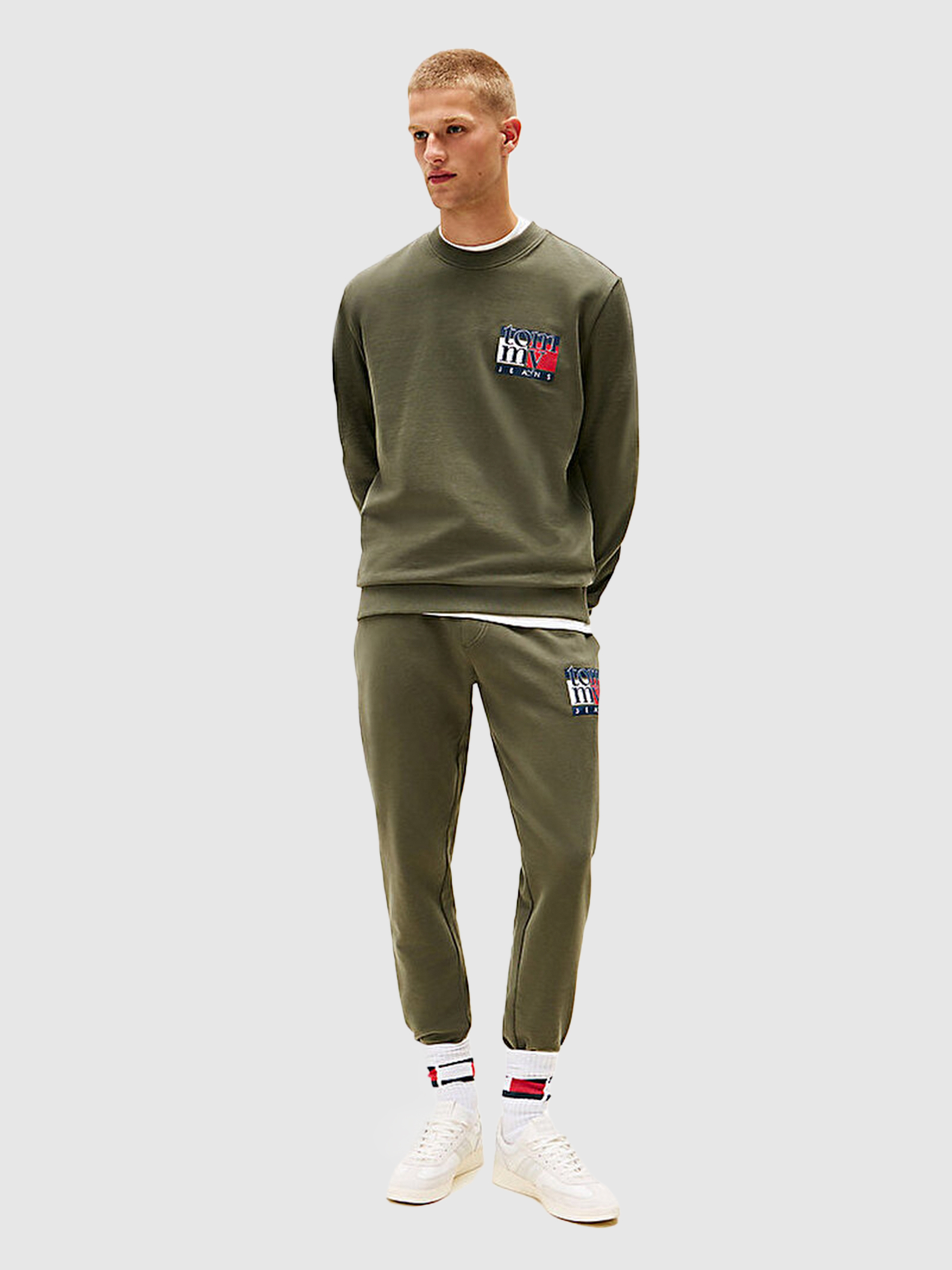 Jersey Hombre Verde Tommy Jeans