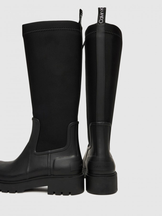 Botas Mujer Negro Calvin Klein