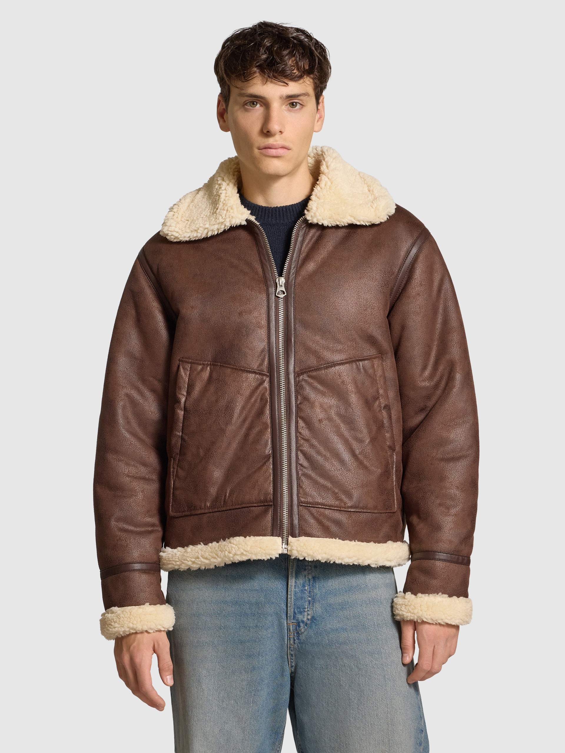 Casaco Homem Jorliverpool Aviator Jacket Sn Jack & Jones