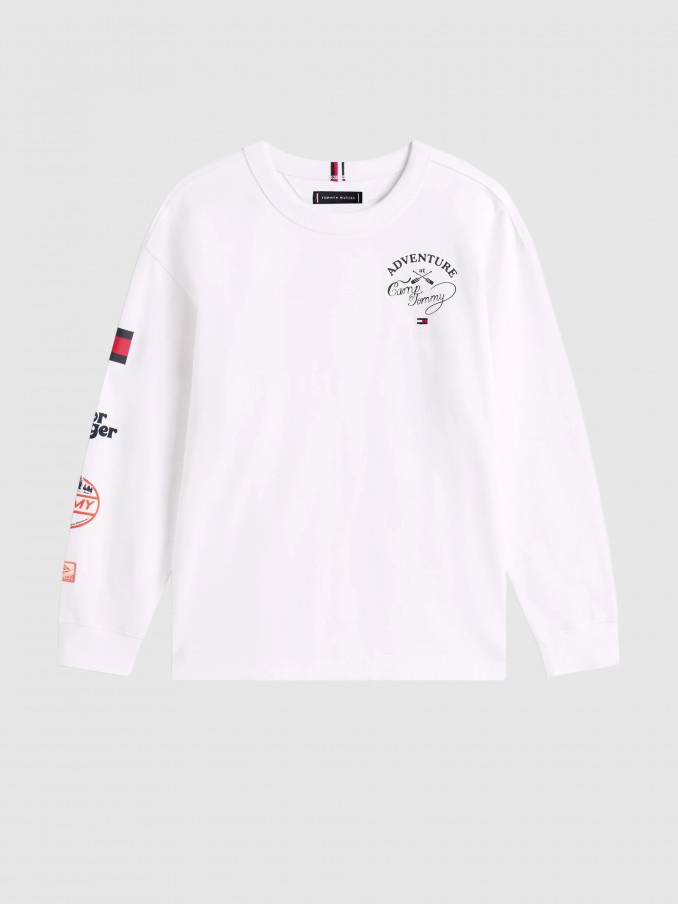 Jersey Nio Blanco Tommy Jeans Kids