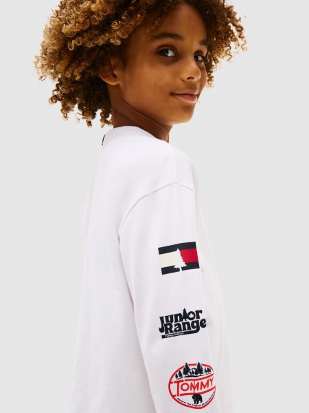 Jersey Nio Blanco Tommy Jeans Kids