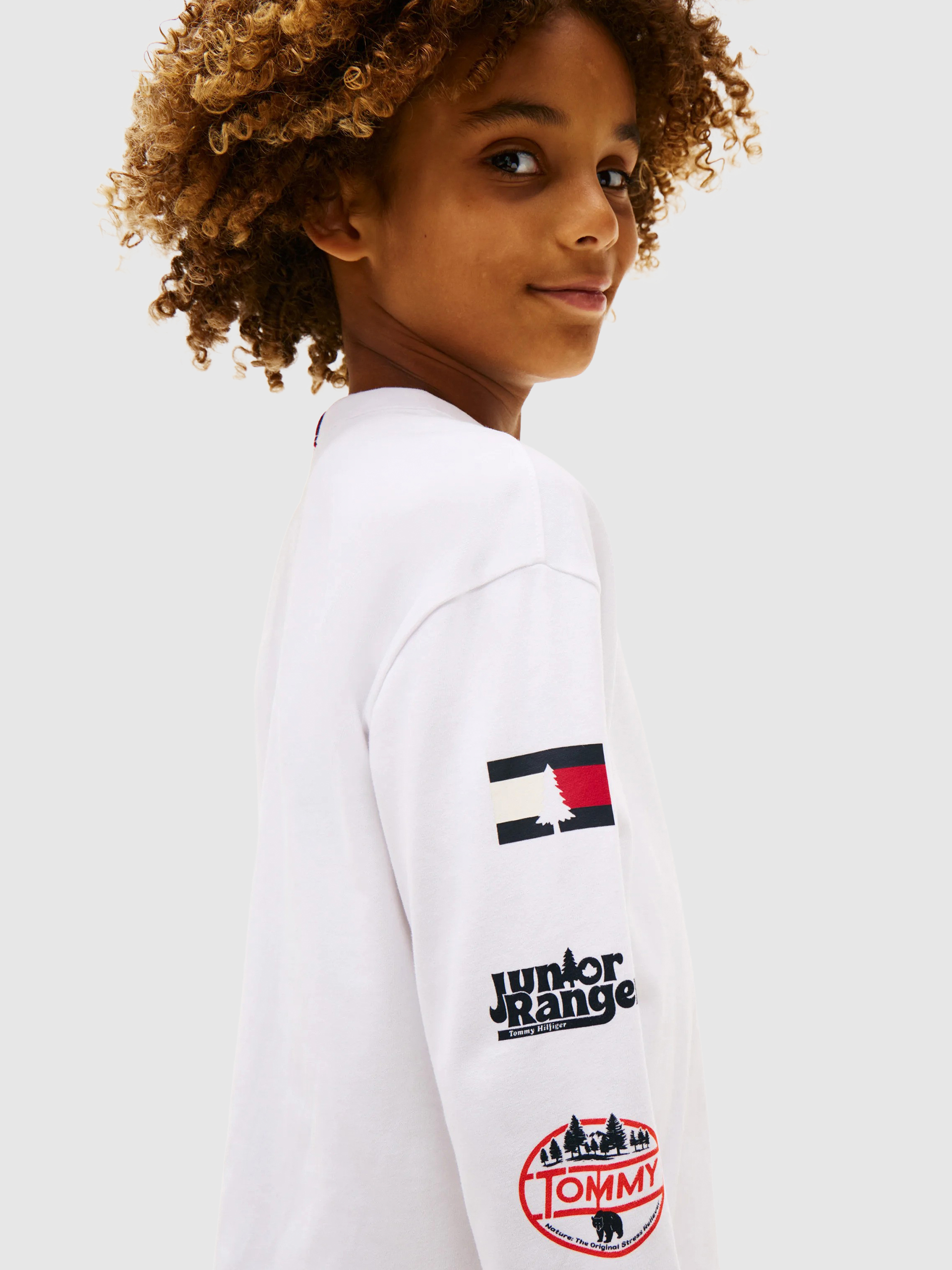 Camisola/sweater Menino Camp Tommy Multi Print Tee Ls Tommy Hilfiger- Kids