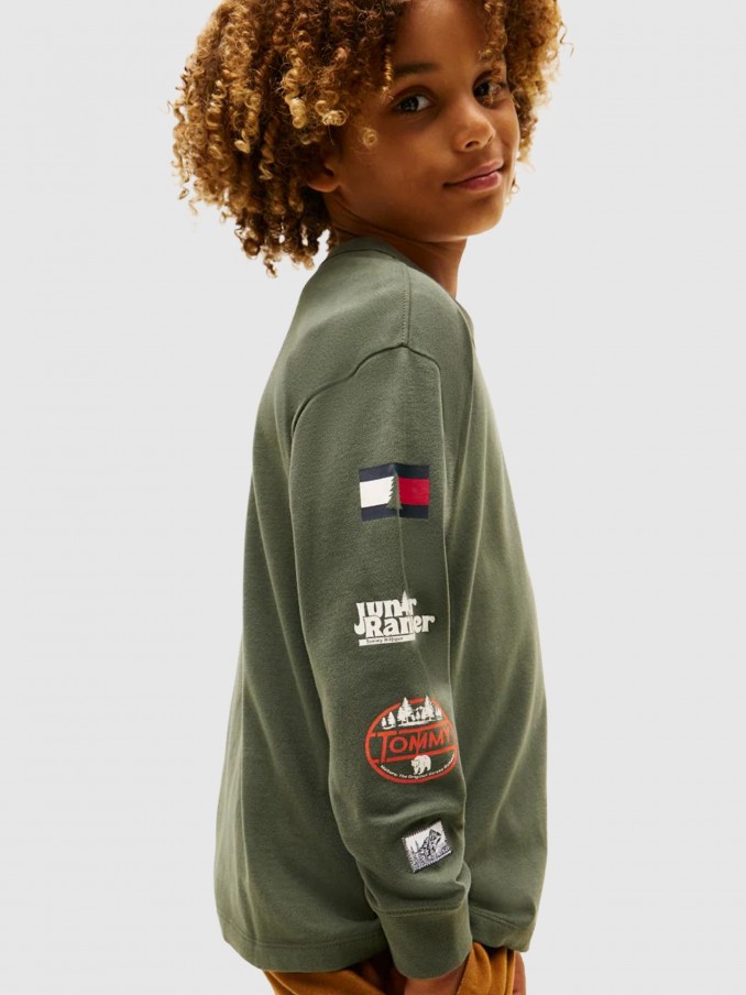 Jersey Nio Verde Tommy Jeans Kids