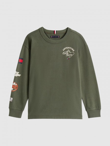 Jersey Nio Verde Tommy Jeans Kids