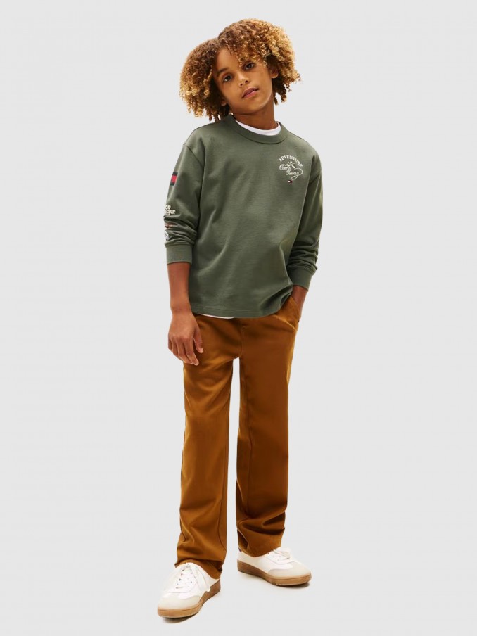 Jersey Nio Verde Tommy Jeans Kids
