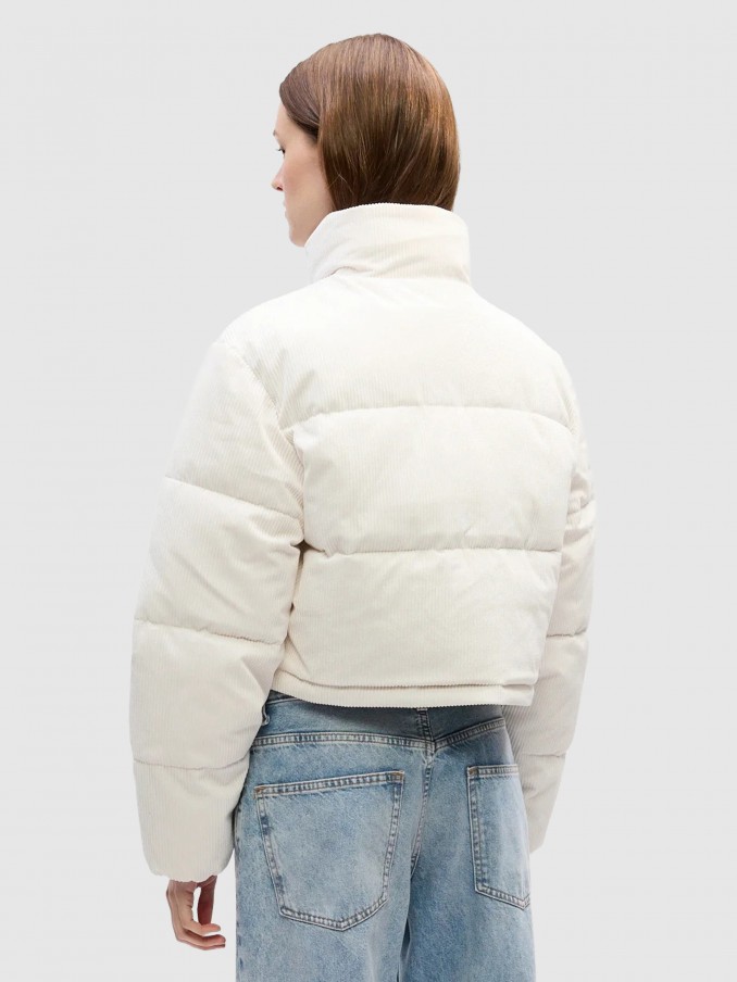 Jacket Woman Cream Tommy Jeans