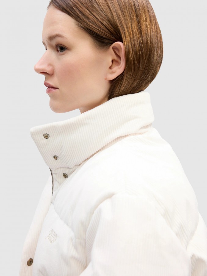 Chaqueta Mujer Crema Tommy Jeans