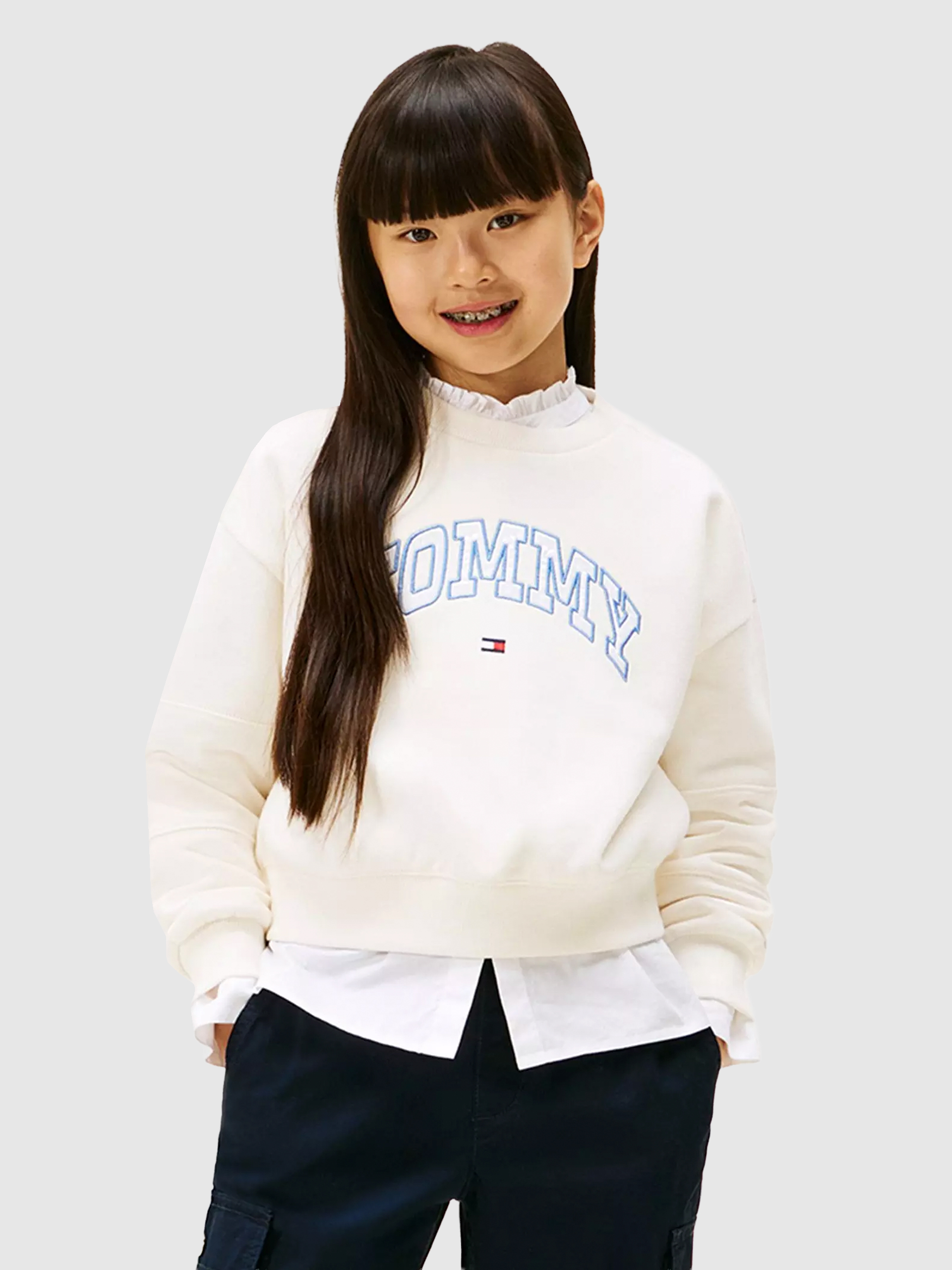 Jersey Niña Crema Tommy Jeans Kids