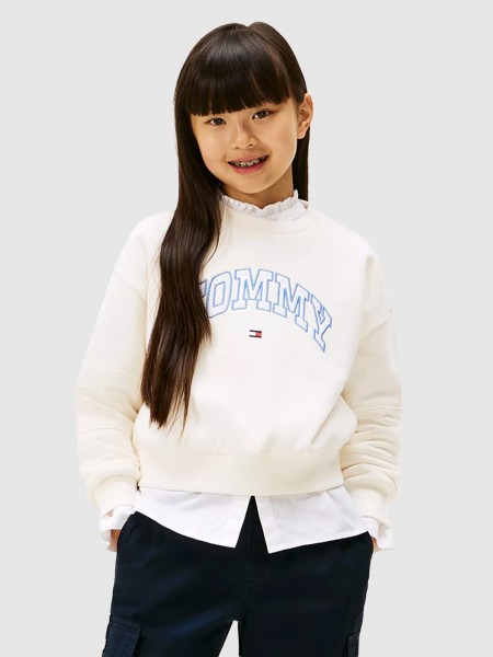 Jersey Nia Crema Tommy Jeans Kids