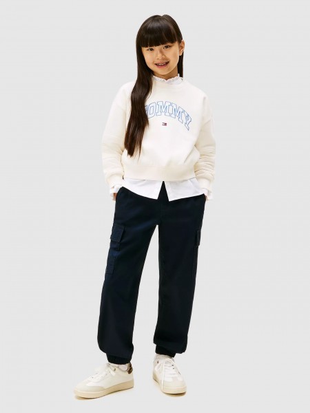 Jersey Nia Crema Tommy Jeans Kids
