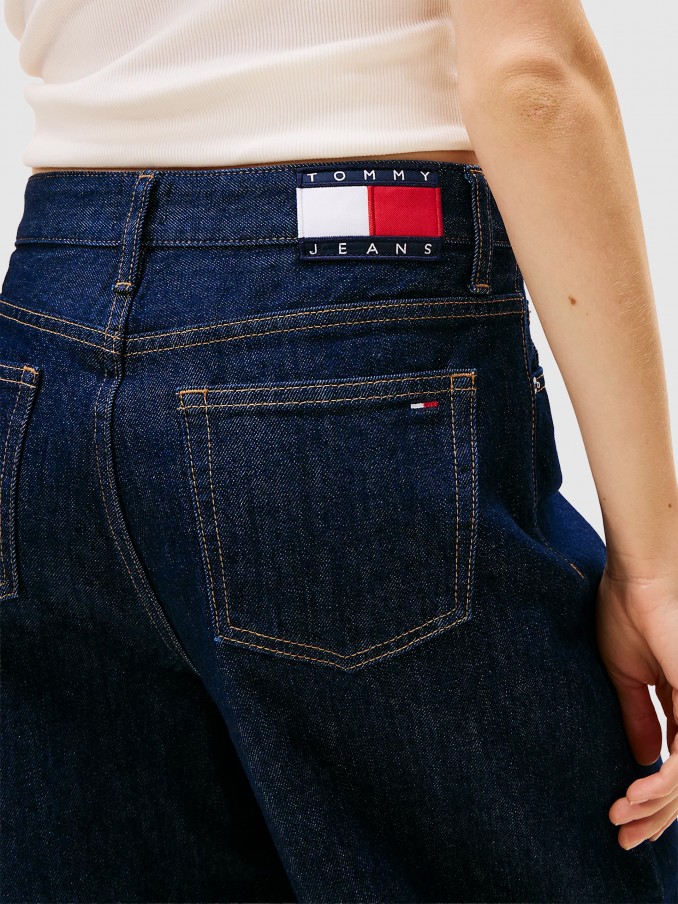 Pants Woman Dark Jeans Tommy Jeans