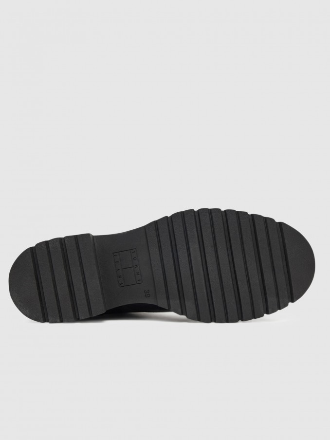 Boots Woman Black Tommy Jeans