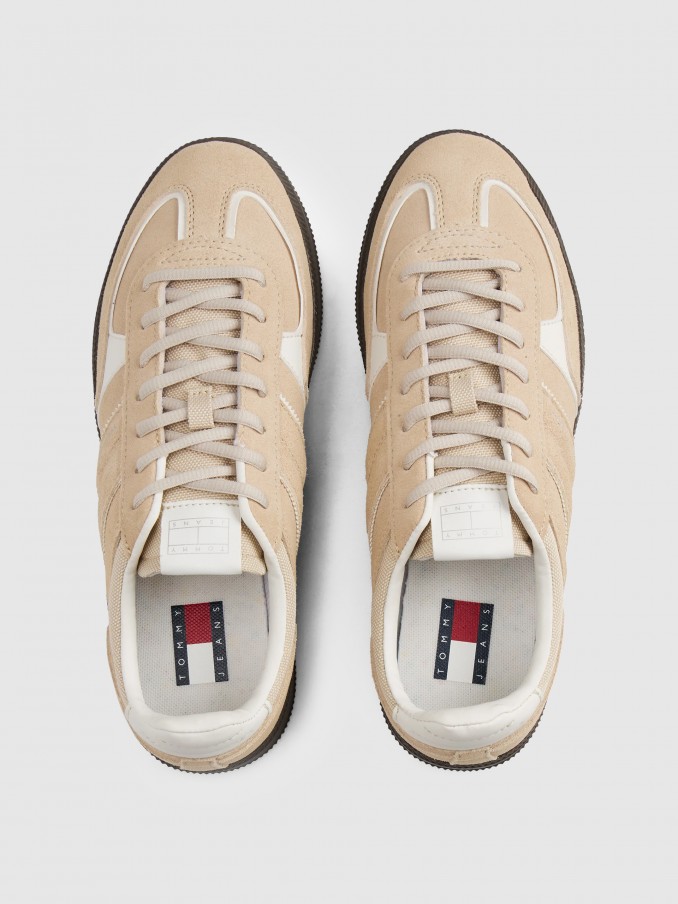 Sneakers Woman Beige Tommy Jeans