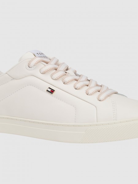 Tenis Mujer Crema Tommy Jeans
