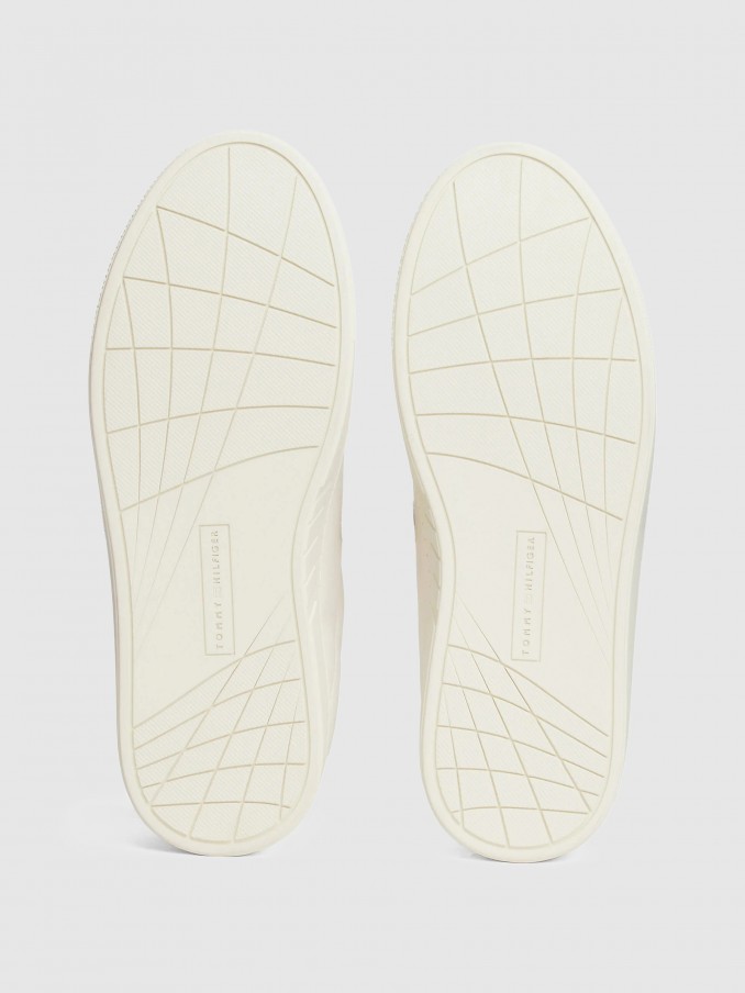 Sneakers Woman Cream Tommy Jeans