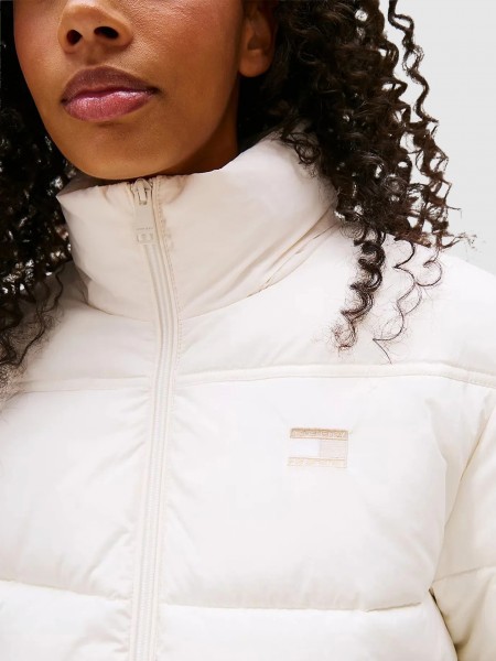 Chaqueta Mujer Beige Tommy Jeans