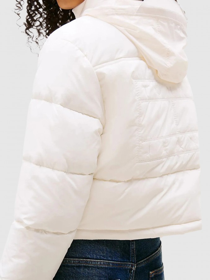 Chaqueta Mujer Beige Tommy Jeans