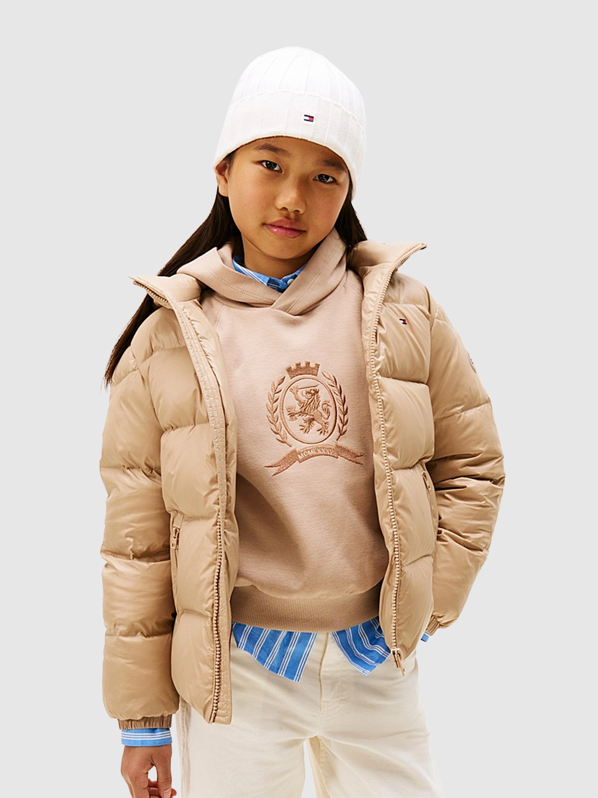 Chaqueta Niña Marrón Tommy Jeans Kids