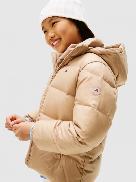 Jacket Girl Brown Tommy Jeans Kids