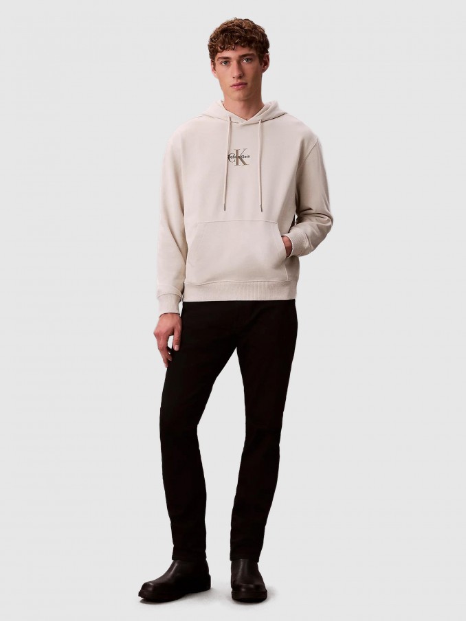 Jersey Hombre Crema Calvin Klein