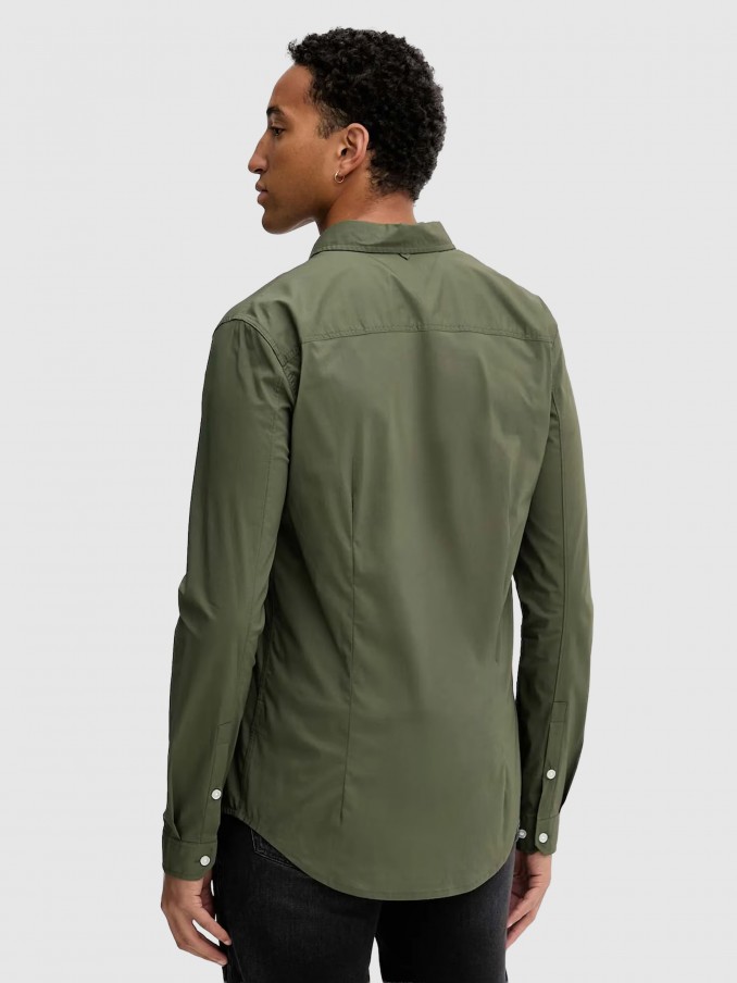 Camisa Hombre Tropa Verde Tommy Jeans