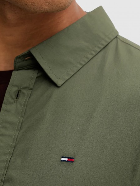 Shirt Man Troop Green Tommy Jeans