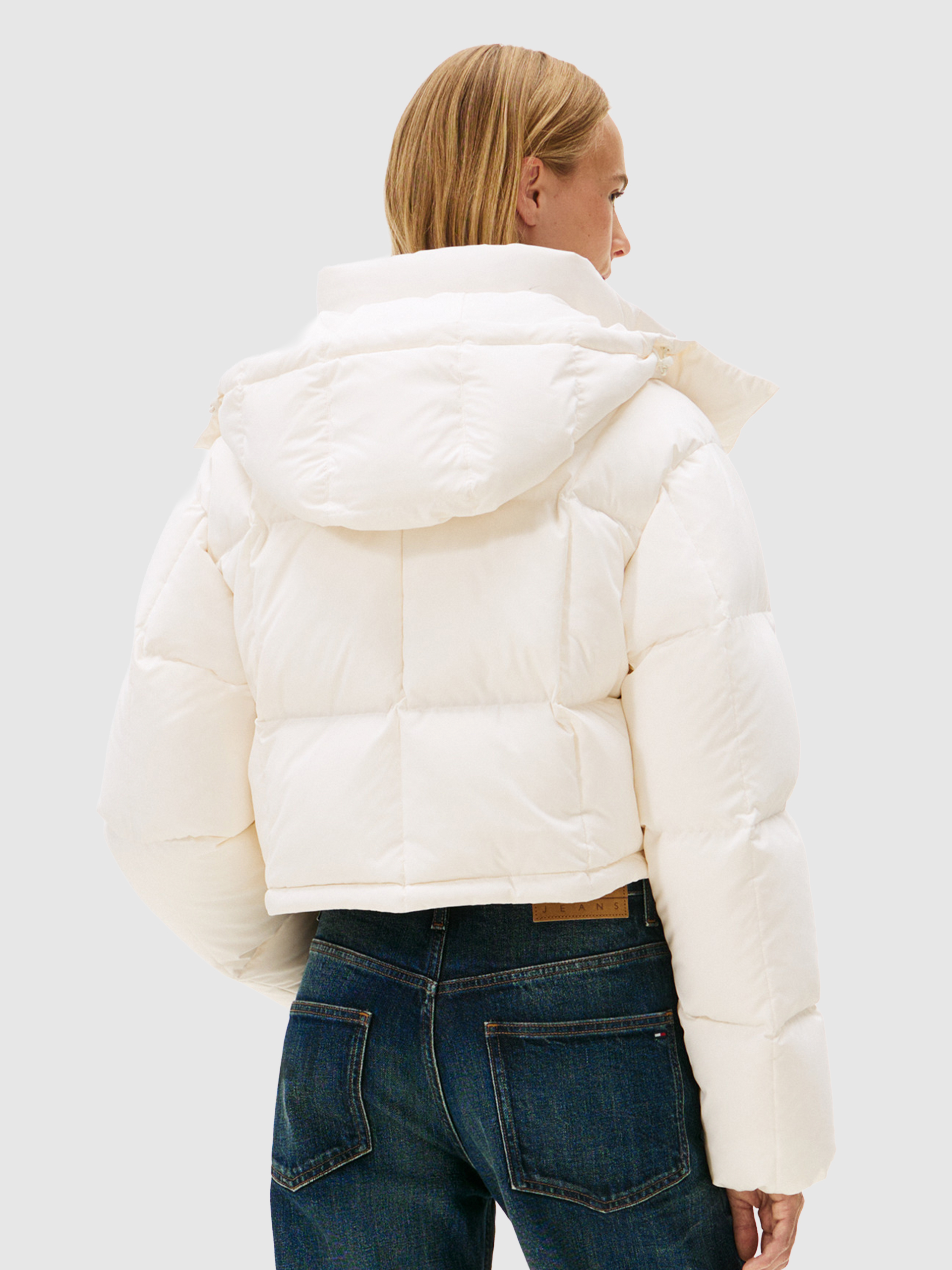 Chaqueta Mujer Crema Tommy Jeans