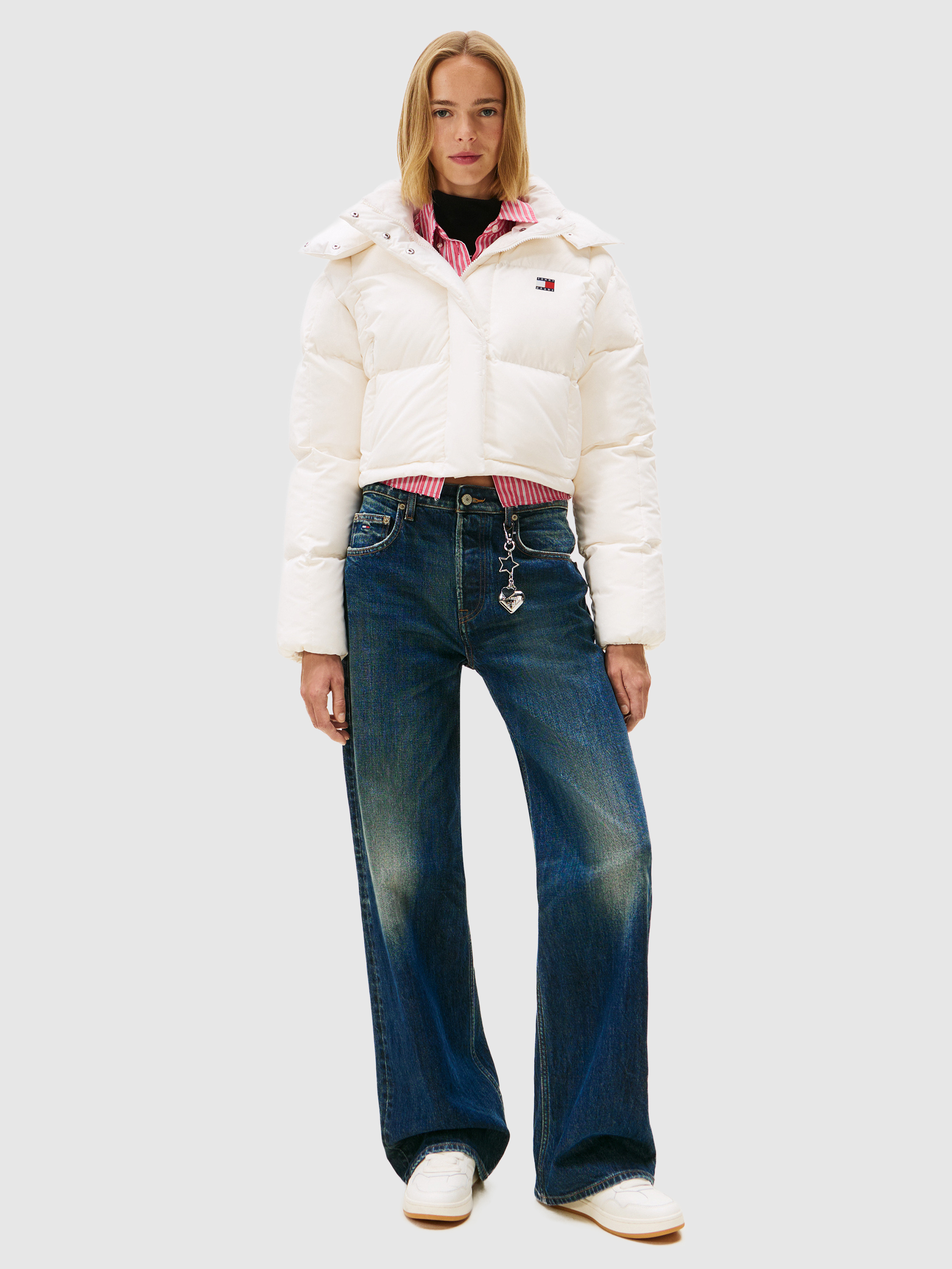 Chaqueta Mujer Crema Tommy Jeans